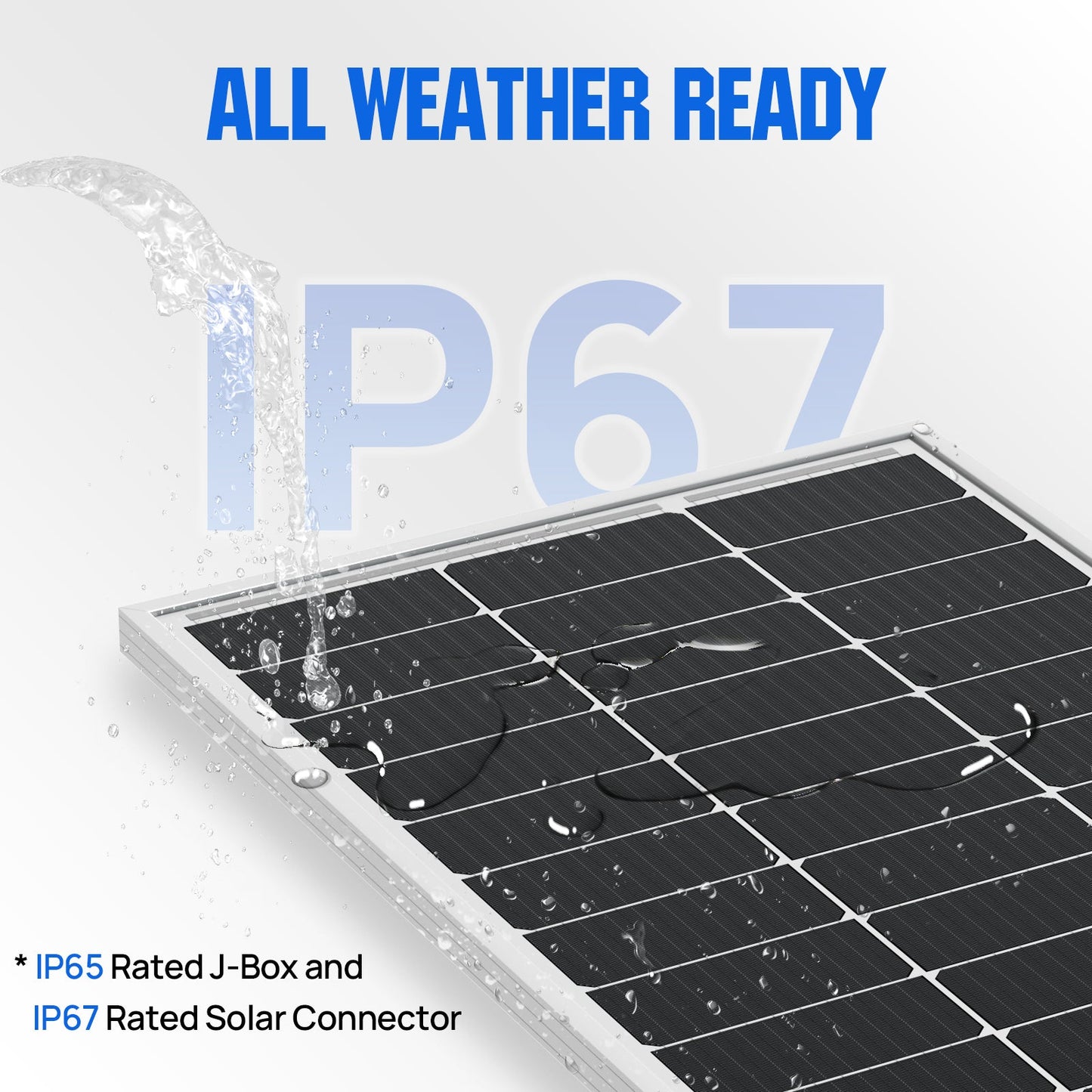100W 12V Monocrystalline Solar Panel - 100W - 195W solar panel