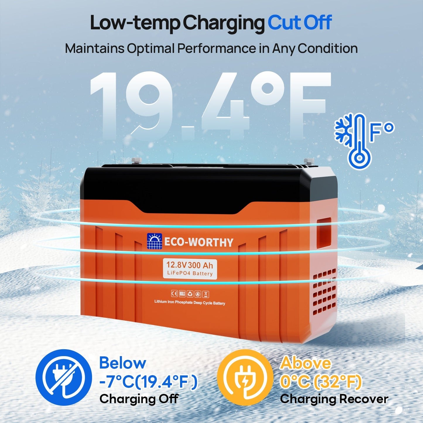 12V 300Ah LiFePO4 Lithium Battery with Bluetooth and Low - Temp Protection - lithium battery