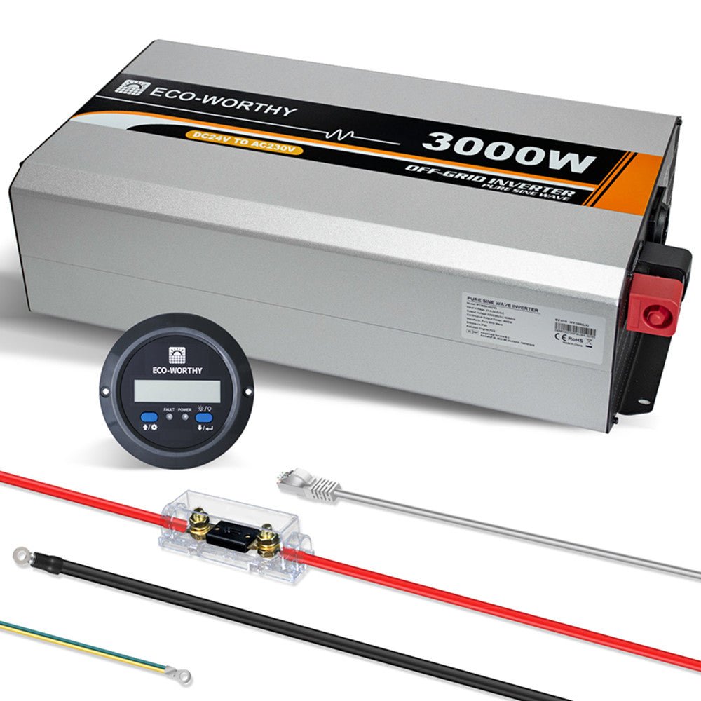 3000W Off Grid Pure Sine Wave Inverter 24V to 110V - Inverter