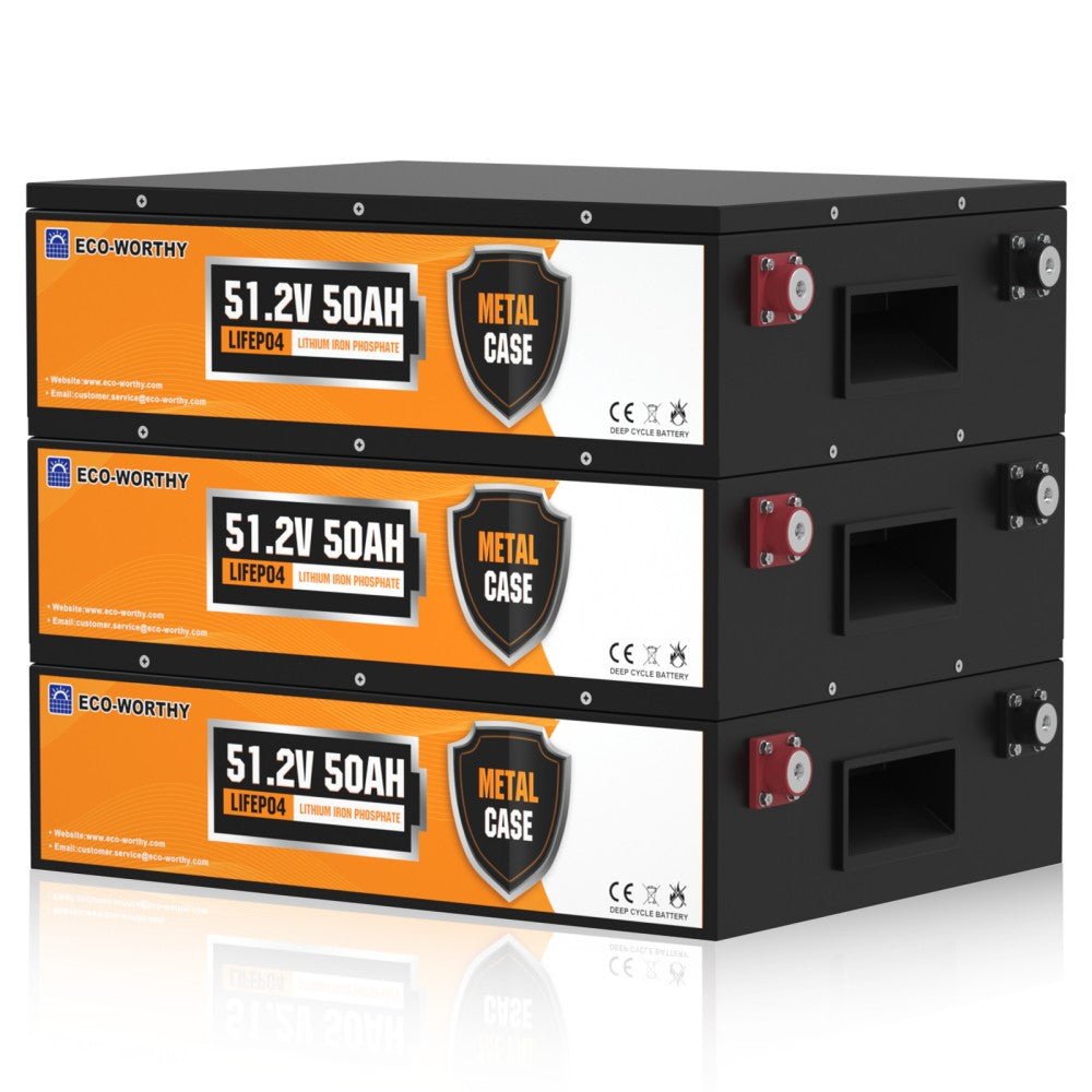 48V 50Ah Stackable LiFePO4 Battery - lithium battery