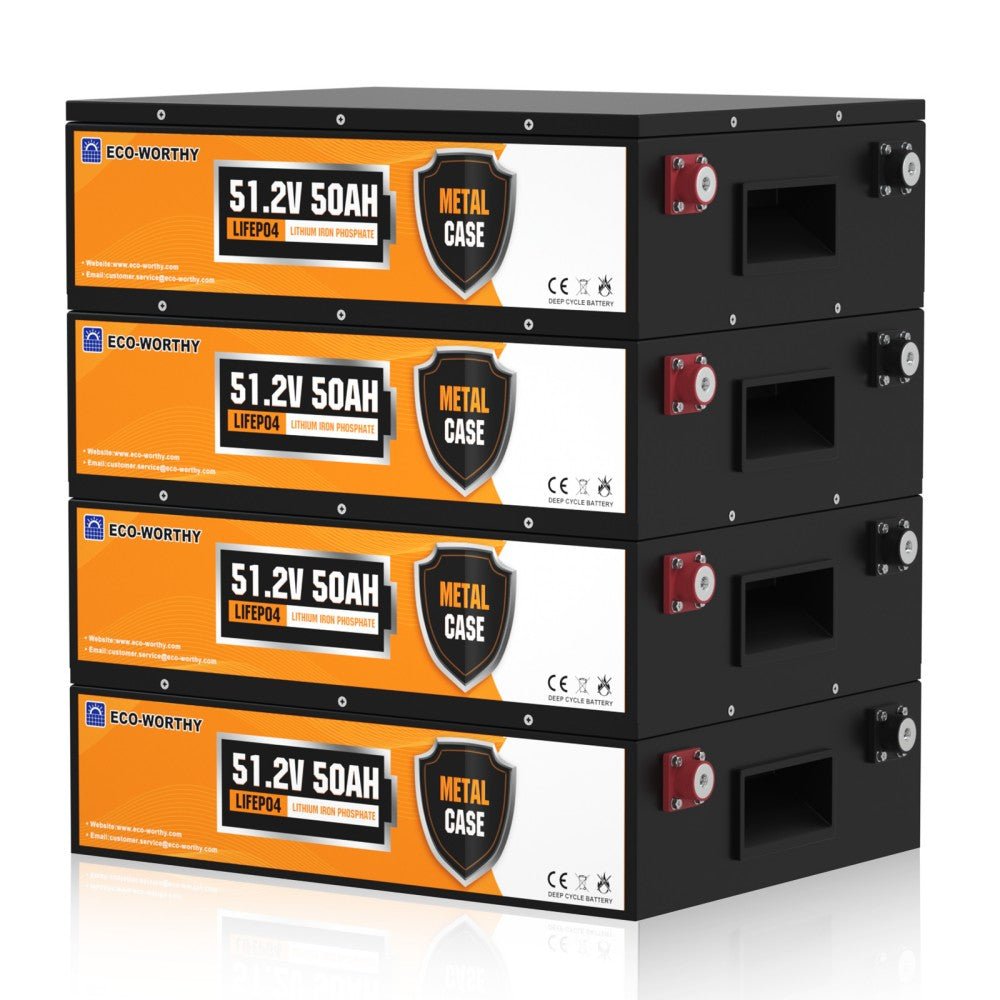 48V 50Ah Stackable LiFePO4 Battery - lithium battery