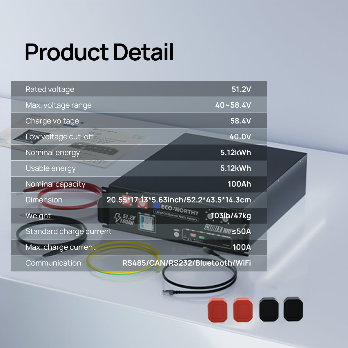 Product detail of a power supply unit with specifications on a gray background