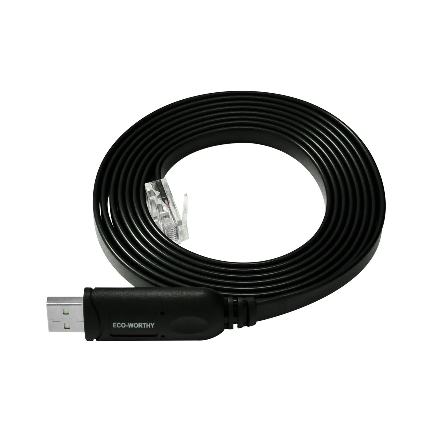 ECO - WORTHY RS232/RS485 to USB Adapt Cable for Server Rack Battery & PC Communication (6.6 feet) - battery accessories