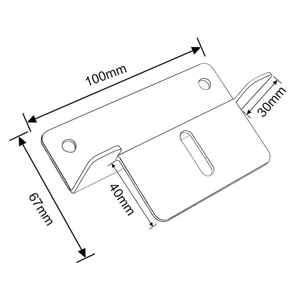 Z Style Solar Panel Mounting Brackets with Nuts and Bolts - mounting brackets