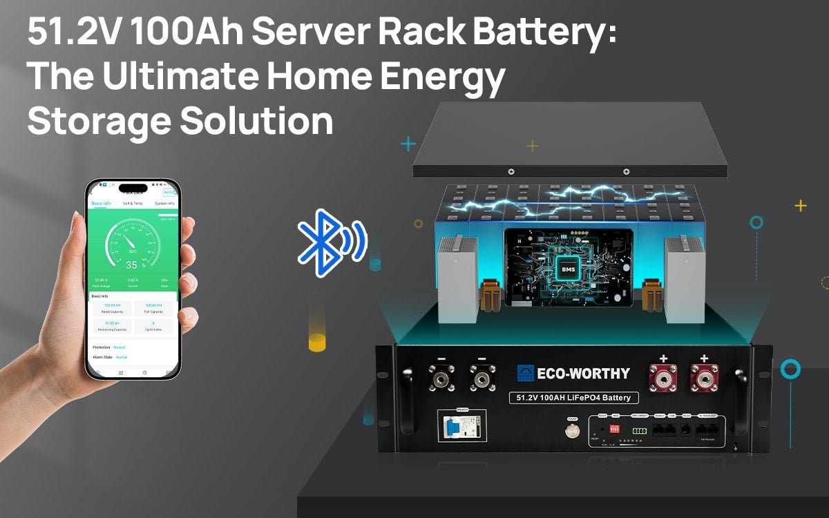 51.2V 100Ah Server Rack Battery: Ultimate Home Energy Storage Solution ...