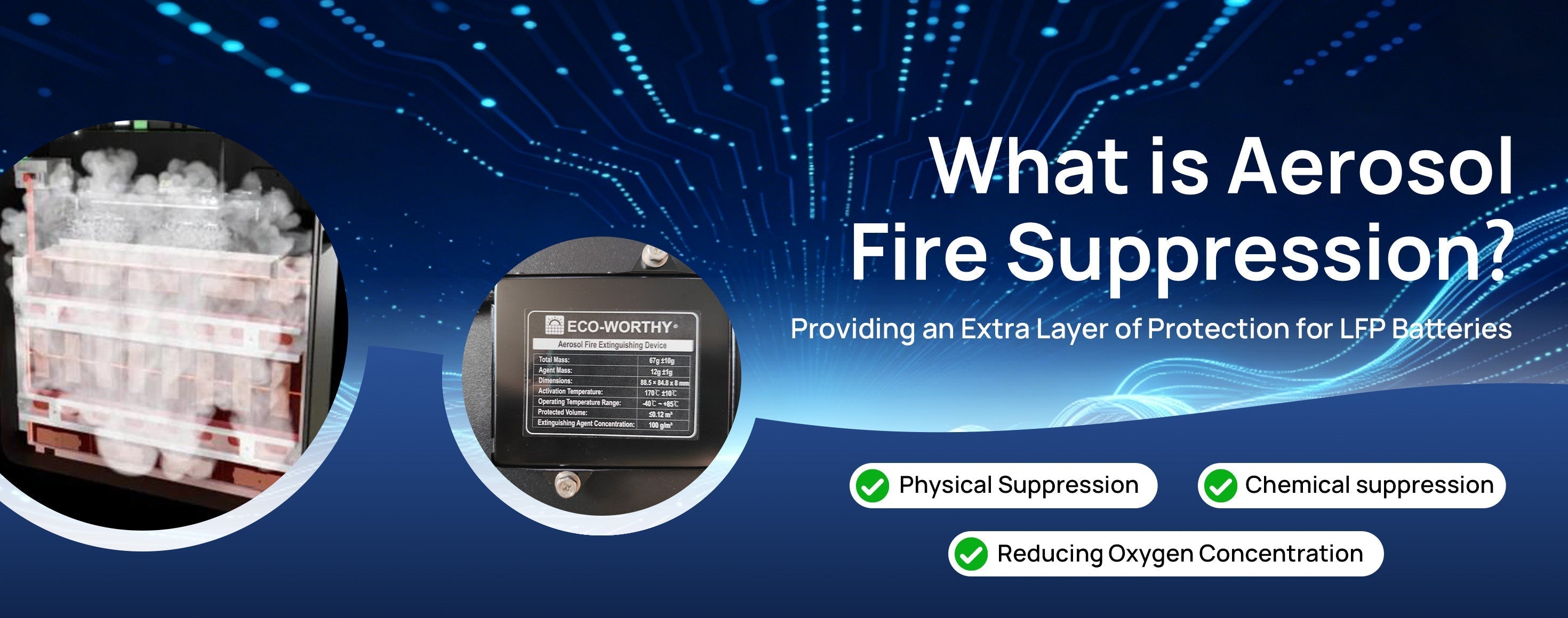 Aerosol Fire Suppression: Providing an Extra Layer of Protection for LFP Batteries - eco-worthy-ca