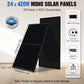 10kW 48V (24x N - Type 420W) Complete Off Grid Solar Kit | 40.32kWh Daily Generation | 30.72kWh Battery Storage | 120V/240VAC Output - 10KW solar panel kit