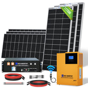 Eco-Worthy 3500W Complete Off-grid Solar Power Kit | 1170W PV | 5.12kWh Capacity | 120V AC Output