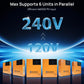 1170W 48V (6x195W) Complete Off Grid Solar Kit - 1KW - 2KW solar panel kit