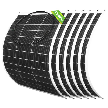 130W 12V Flexible Mono Solar Panel - 100W - 195W solar panel