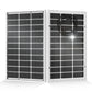 Bifacial 100W 12V Monocrystalline Solar Panel