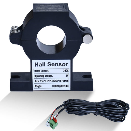 300A 3.5" Touchable Display Battery Monitor with Hall Sensor for AGM and Lithium (LiFePO4) Batteries - battery accessories