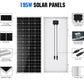 1170W 24V (6x195W) Complete Off Grid Solar Kit