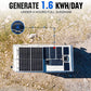 400W 12V (4x100W) Complete Off Grid Solar Kit - 100W - 1KW Solar panel kit