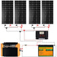 400W 12V (4x100W) Complete Off Grid Solar Kit - 100W - 1KW Solar panel kit