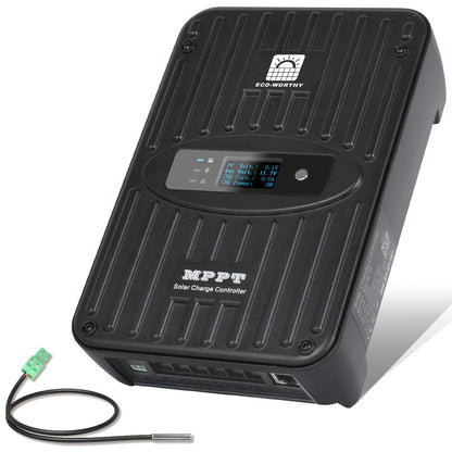 40A MPPT OLED Display Solar Charge Controller Regulator 12V/24V Autoswitch - charge controller