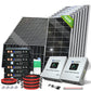 4680W 48V (24x Bifacial 195W) Complete MPPT Off Grid Solar Kit - 2KW - 5KW solar panel kit