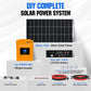 4800W 48V (24x Bifacial 195W) Complete MPPT Off Grid Solar Kit - 2KW - 5KW solar panel kit