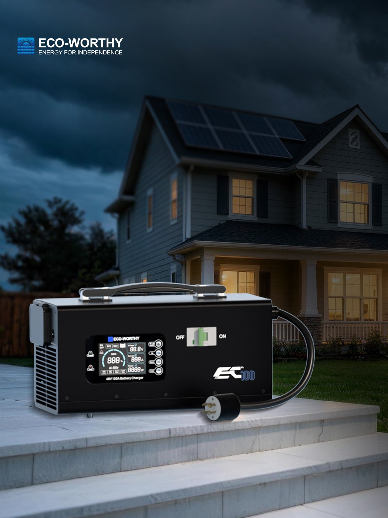 EC100 48V 100A Battery Charger