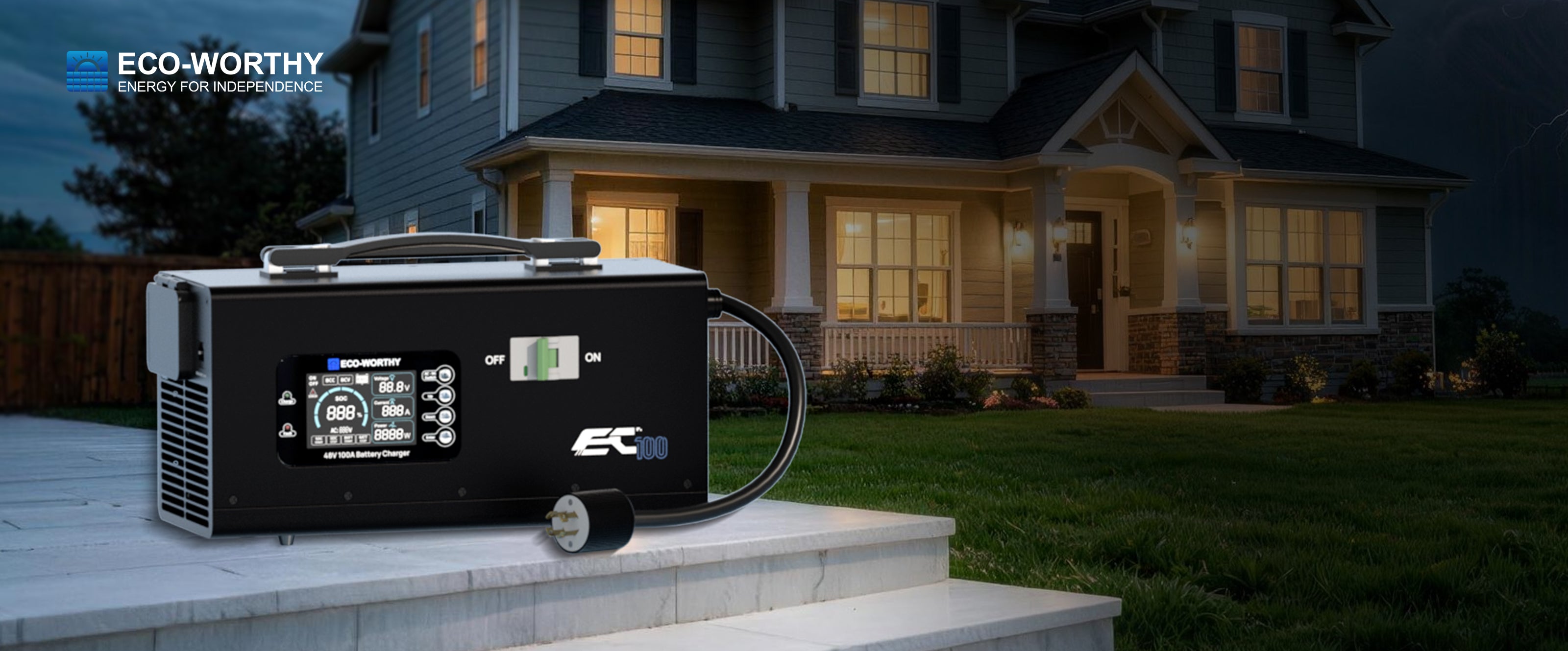 EC100 48V 100A Battery Charger