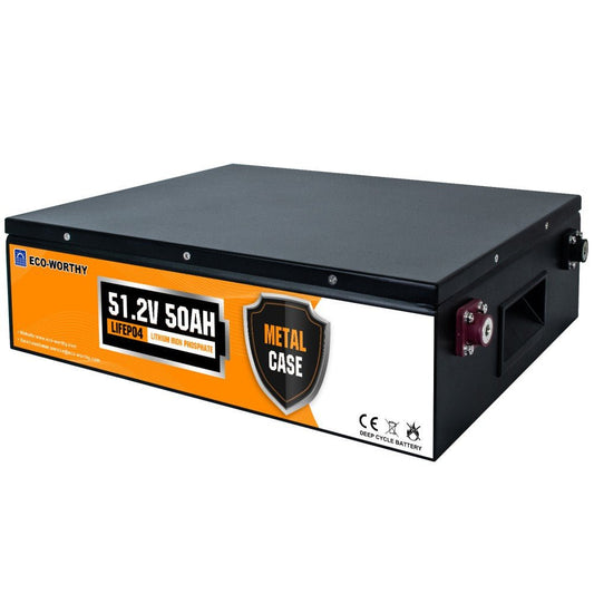 48V 50Ah Stackable LiFePO4 Battery - lithium battery