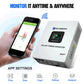 48V 5000W Solar Split Phase inverter with smartphone app showing monitoring capabilities