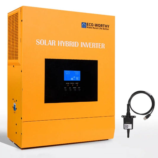 All - in - one Inverter Built in 5000W 48V Pure Sine Wave Inverter & 80A Controller for Off Grid System - 3KW - 5KW solar panel kit