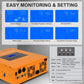 All - in - one Inverter Built in 5000W 48V Pure Sine Wave Inverter & 80A Controller for Off Grid System - 3KW - 5KW solar panel kit