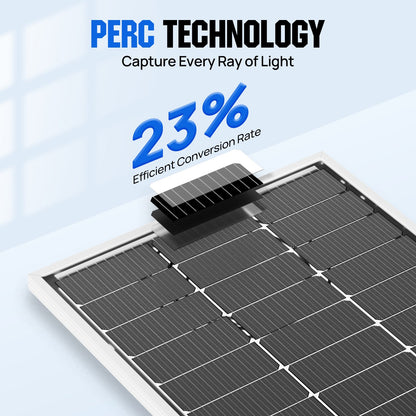 Bifacial 100W 12V Monocrystalline Solar Panel - 100W - 195W solar panel