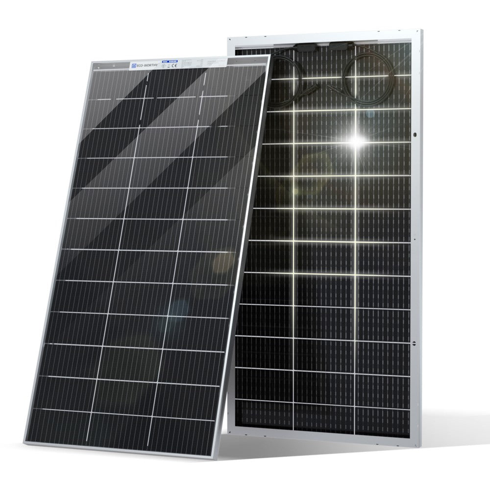 Bifacial 195W 12V Monocrystalline Solar Panel - 100W - 195W solar panel