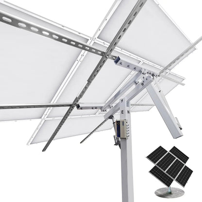 Dual Axis Solar Tracking System with Solar Tracker - mounting brackets