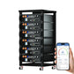 ECO - WORTHY 48V(51.2V) 100Ah LiFePO4 Server Rack Battery,5.12kWh Battery Capacity With Bluetooth & Wifi(V3),Buy Battery Get A Free Monitor - lithium battery