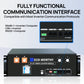 ECO - WORTHY 48V(51.2V) 100Ah LiFePO4 Server Rack Battery,5.12kWh Battery Capacity With Bluetooth & Wifi(V3) - lithium battery