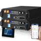 ECO - WORTHY 48V(51.2V) 100Ah LiFePO4 Server Rack Battery,5.12kWh Battery Capacity With Bluetooth & Wifi(V3) - lithium battery