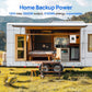 ECO - WORTHY 5.12kWh Home Backup Power with 48V 100Ah LiFePO4 Battery and 5000W 48V All in One Inverter - BESS
