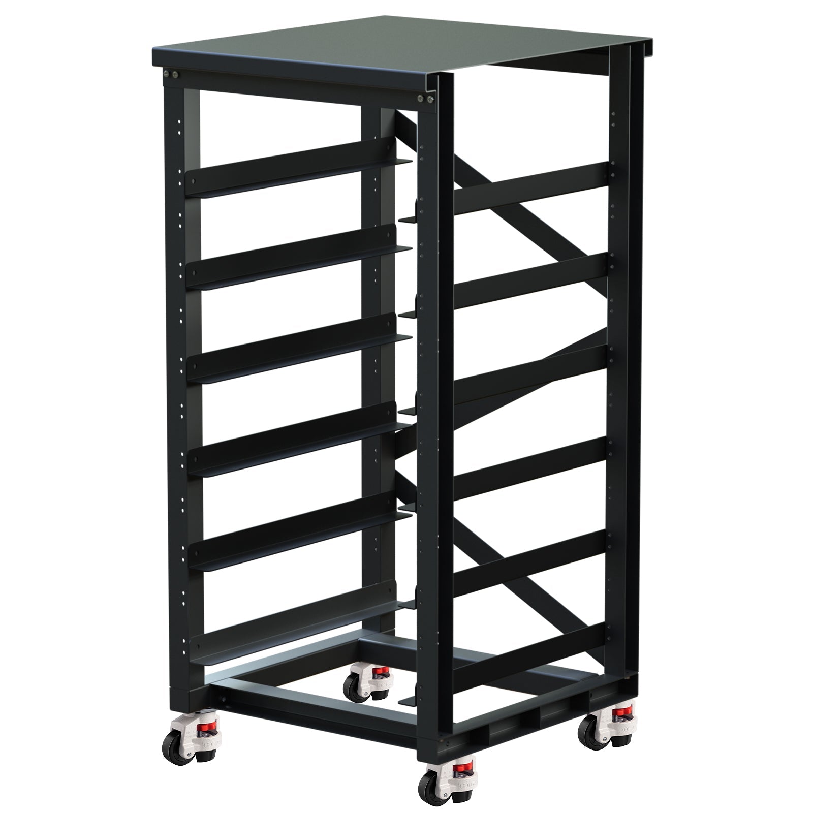 ECO - WORTHY 6 - Layer Rack for 48V 100AH Server Rack Battery(19 Inch) - battery accessories