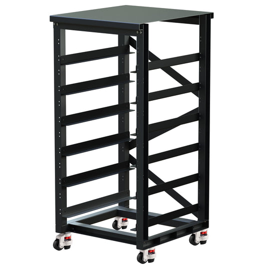 ECO - WORTHY 6 - Layer Rack for 48V 100AH Server Rack Battery(19 Inch) - battery accessories
