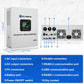 Eco-Worthy solar off-grid inverter with features and specifications on a white background