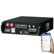 Eco-Worthy Cubix100 | 48V 100Ah LiFePO4 Server Rack Battery | UL9540 | UL1973 | UL9540A | CEC Listed