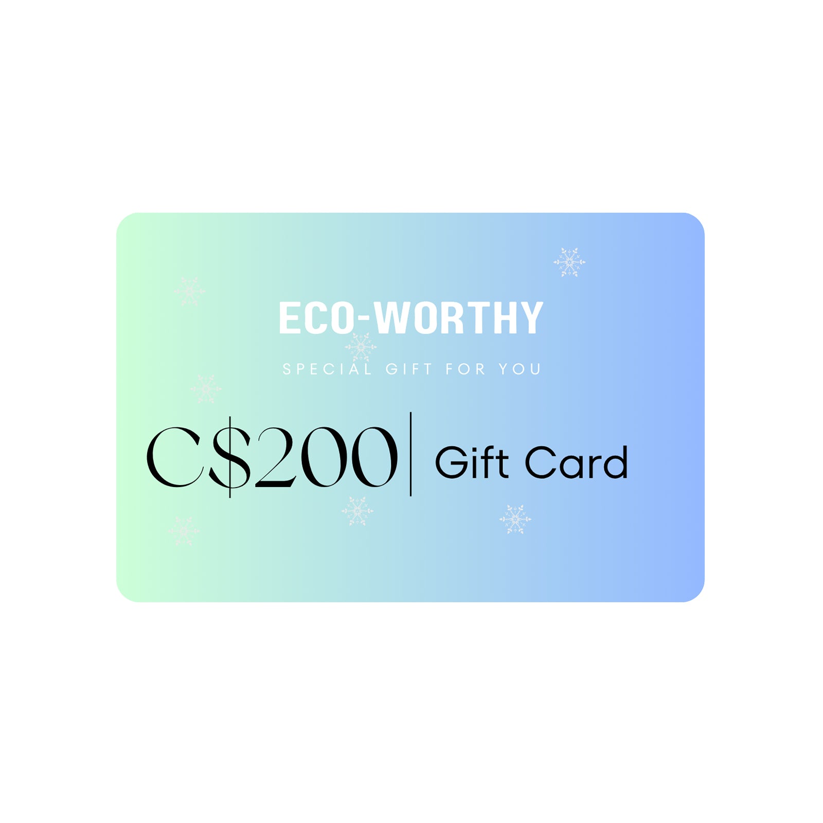 ECO - WORTHY gift card - 
