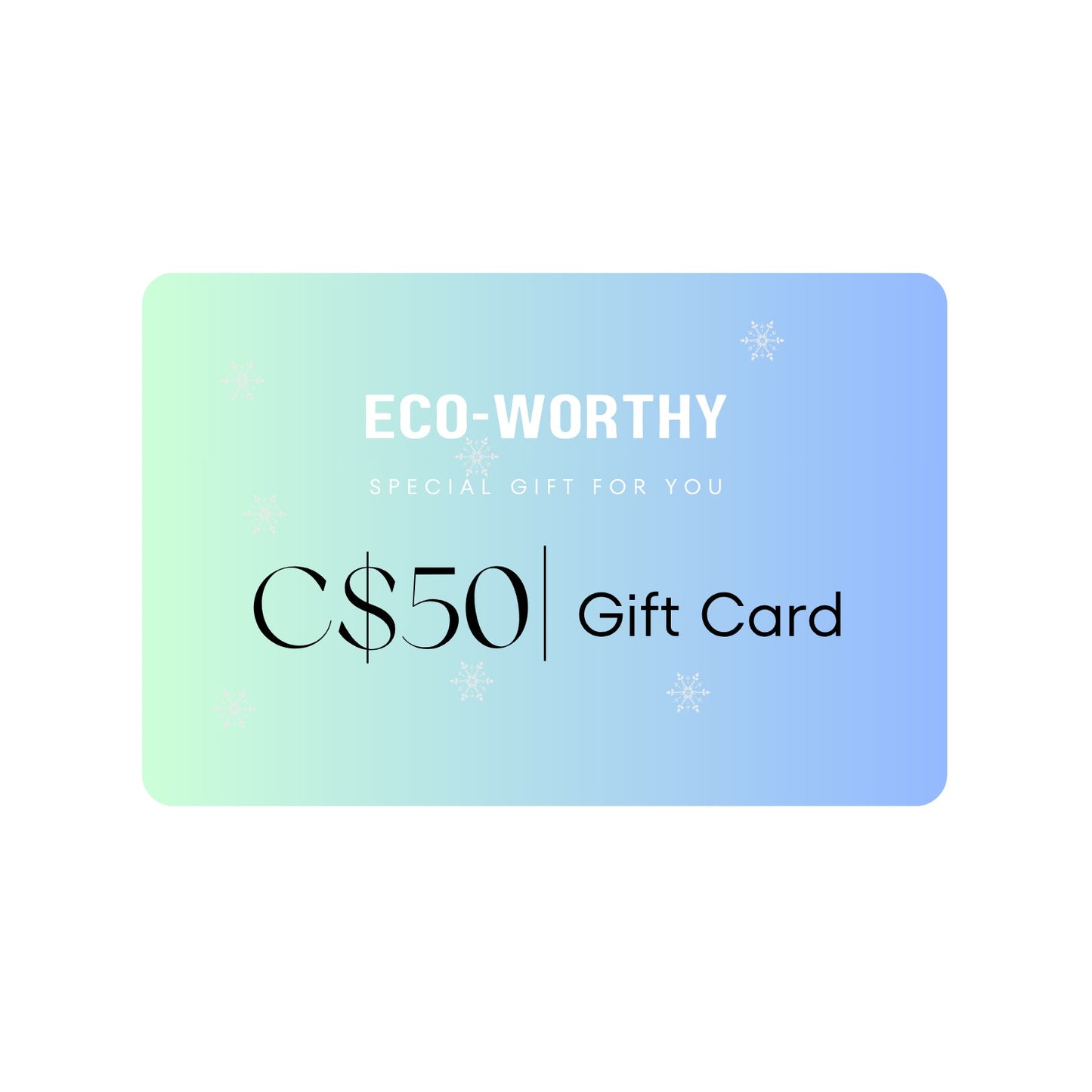ECO - WORTHY gift card - 