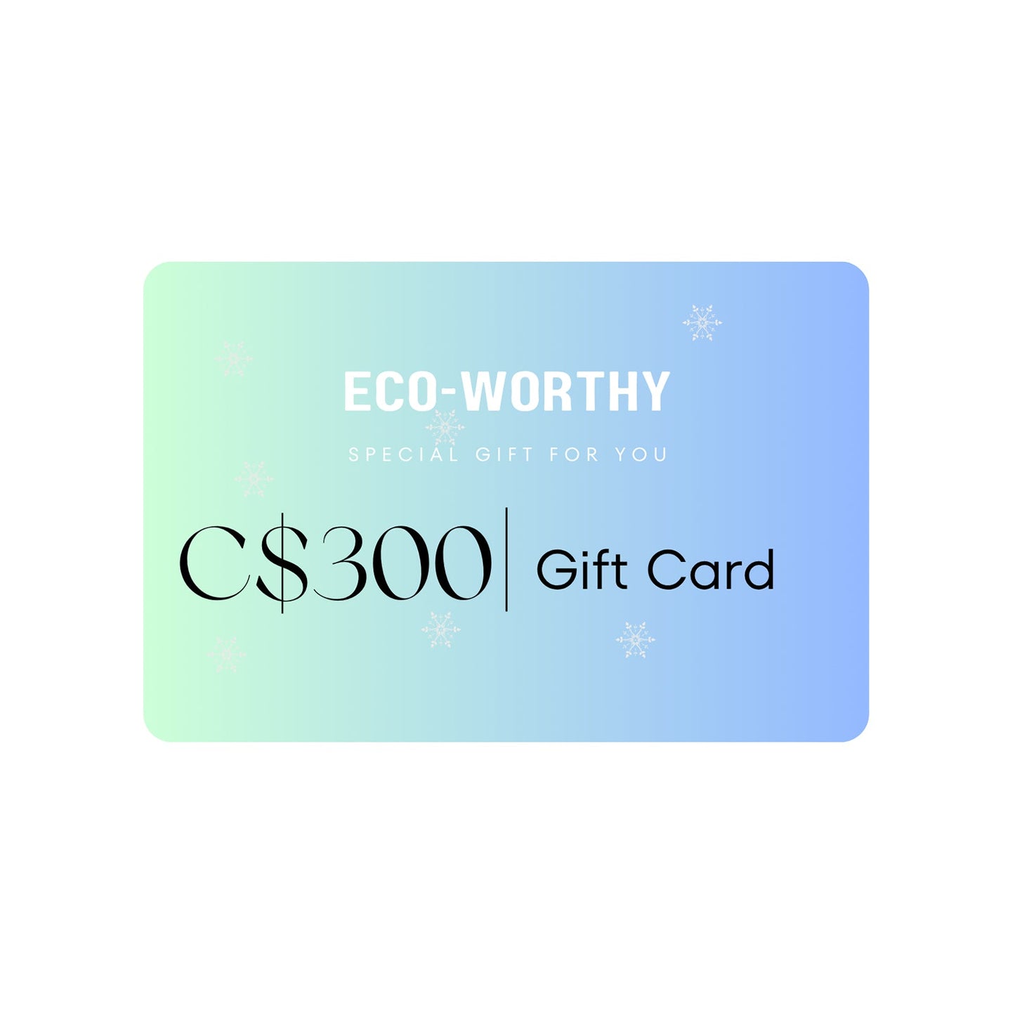 ECO - WORTHY gift card - 