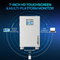 7-inch HD touchscreen & multi-platform monitor with ECO-WORTHY branding on a blue background