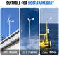 600W 12V (400W Wind+2x100W Solar) Solar Wind Hybrid Kit