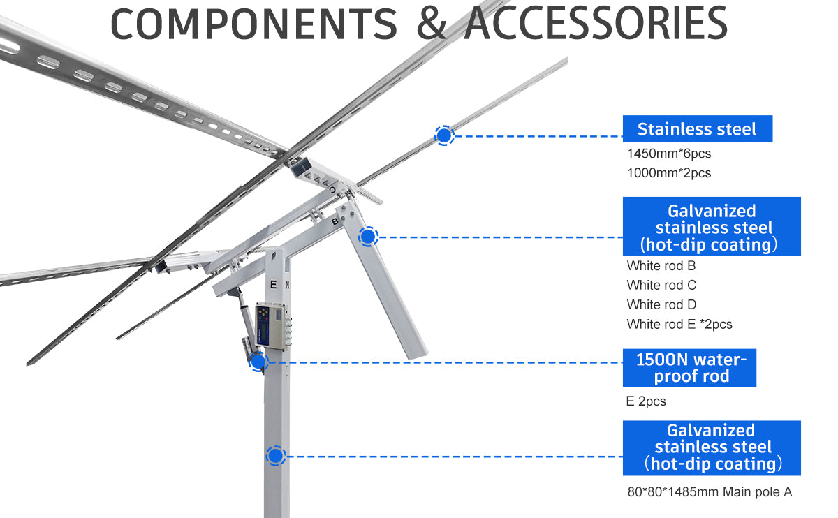 Dual Axis Solar Tracking System with Solar Tracker