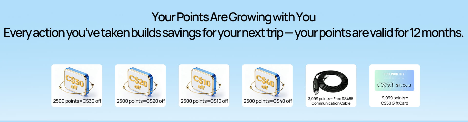 ECO-WORTHY Early-Spring Energy Sale Member Rewards