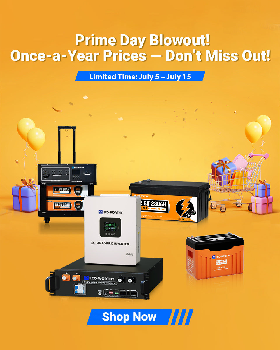 Spring into Savings! Upgrade your solar power with Eco Worthy’s best spring deals. Enjoy exclusive discounts on high-performance lithium batteries and solar kits. Go green, save more, and power your home or RV sustainably this season!