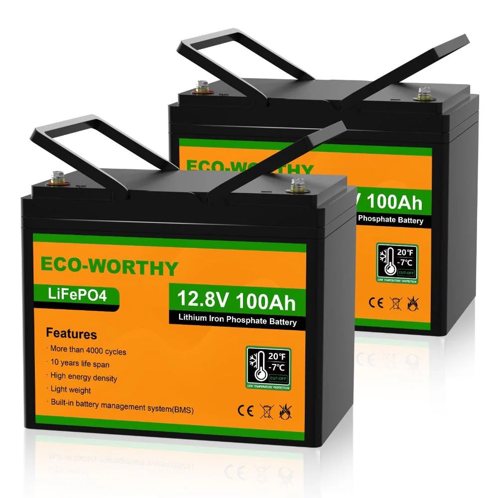 LiFePO4 12V 100Ah Lithium Iron Phosphate Battery With Low Temperature - lithium battery