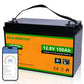 LiFePO4 12V 150Ah Lithium Iron Phosphate Battery With Bluetooth And Low - temperature Protection - lithium battery
