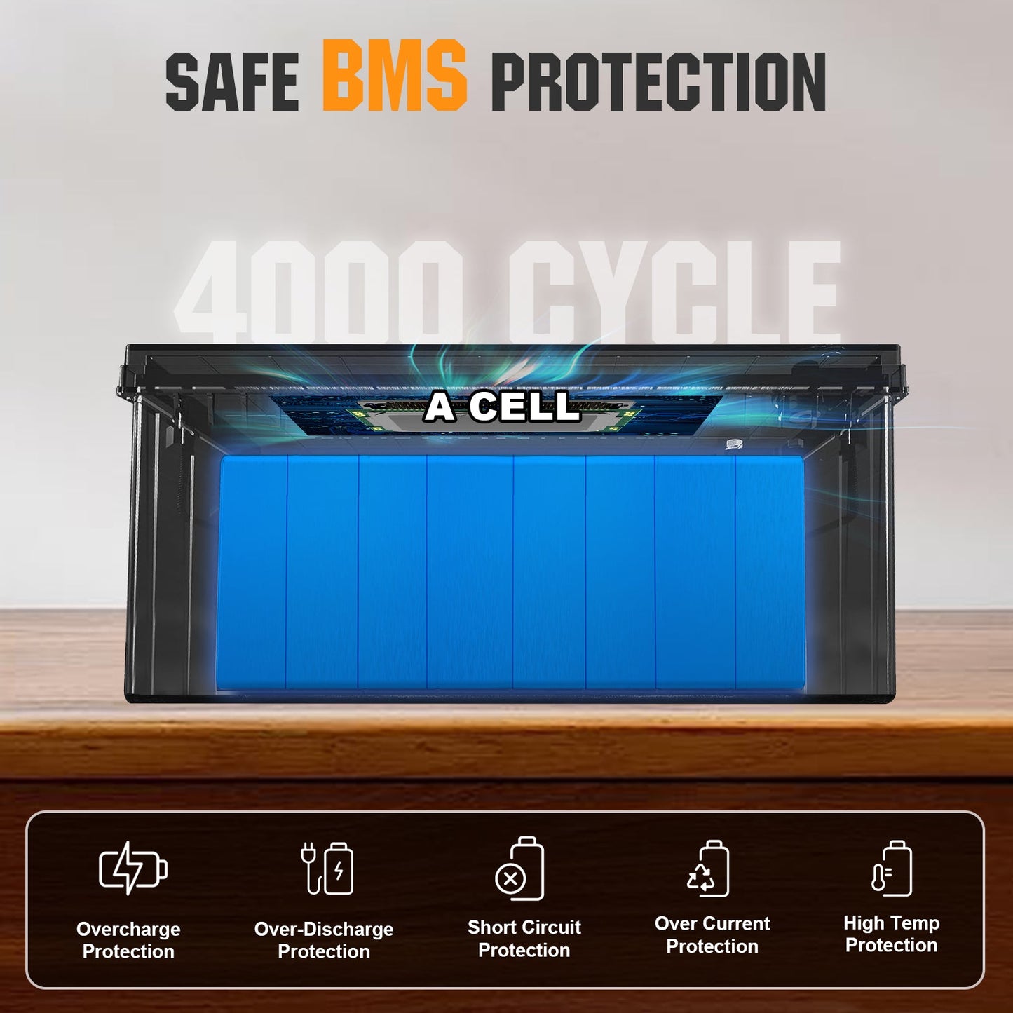 LiFePO4 24V 100Ah Lithium Iron Phosphate Battery - lithium battery
